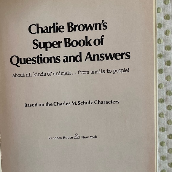 Charlie Brown’s Book of Questions & Answers - Picture 4 of 9